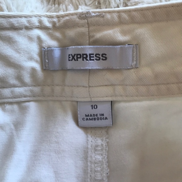 Express White Shorts - Size 10 - Picture 4 of 5